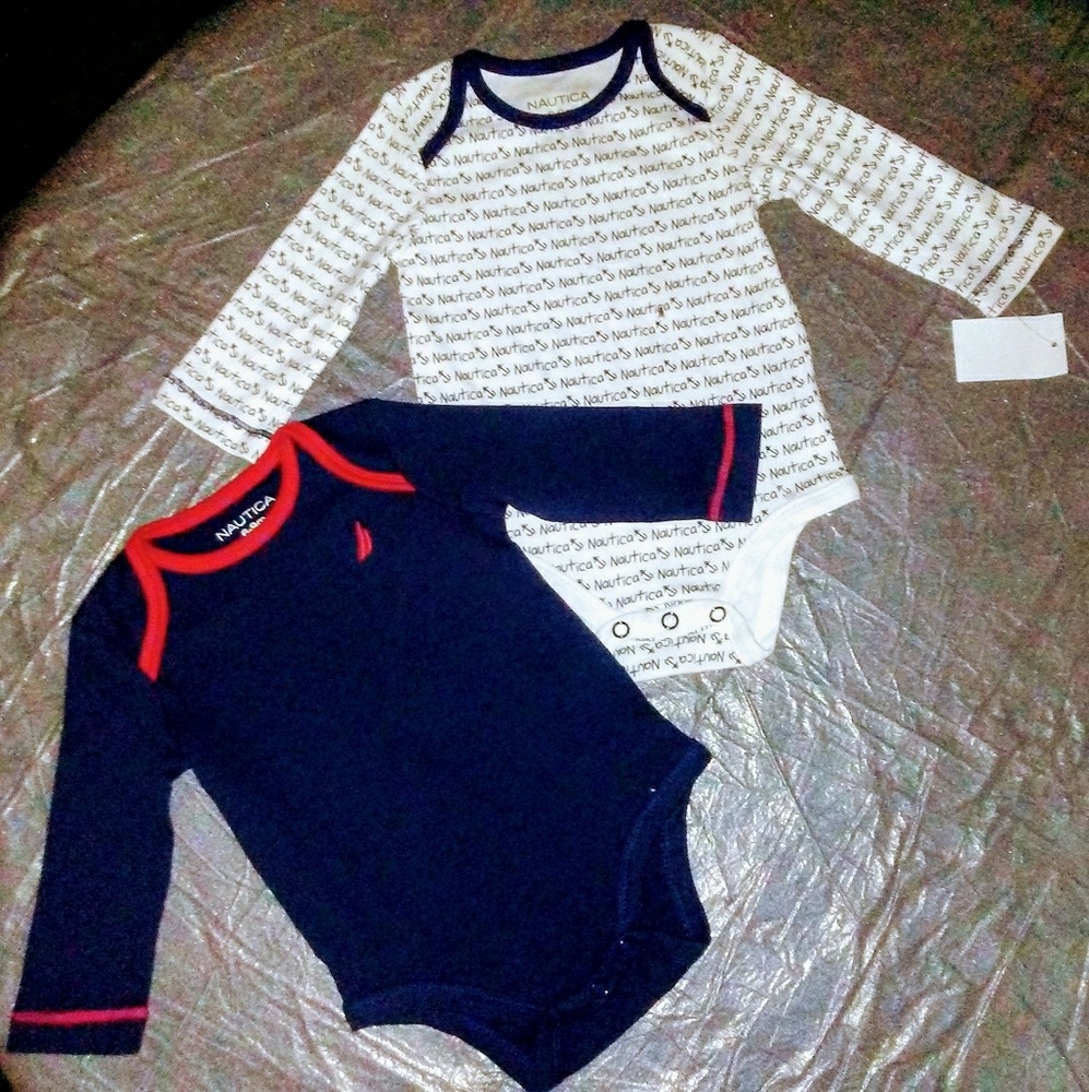 6-9m Boy's Long sleeve onesie